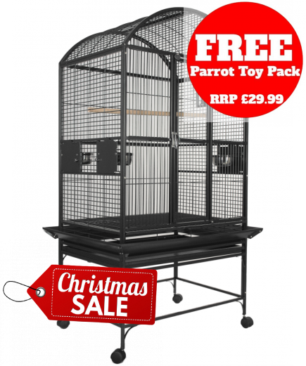 Parrot-Supplies Dakota Dome Top Parrot Cage Black Parrot-Supplies Dakota Dome Top Parrot Cage Black